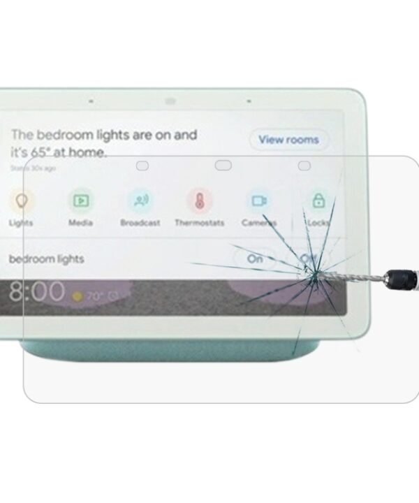 0.3mm 9H 2.5D HD Explosion-proof Tempered Glass Film for Google Home Hub Smart Speaker