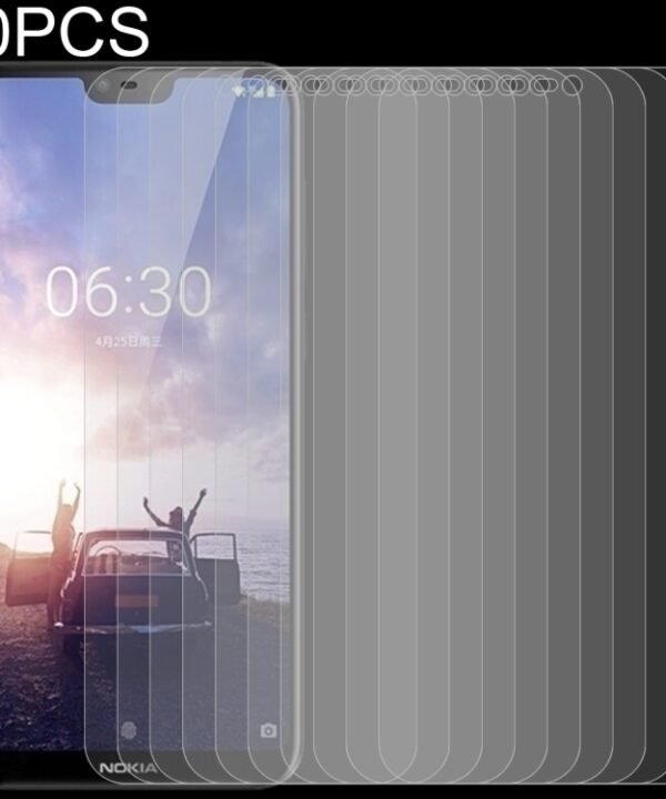 10 PCS 0.26mm 9H 2.5D Tempered Glass Film for Nokia X6
