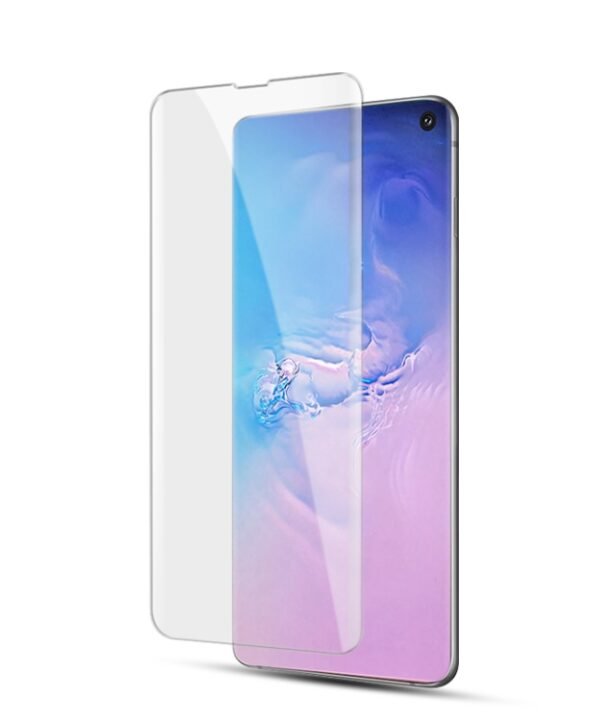 UV Liquid Curved Full Glue Tempered Glass for Galaxy S10,Support Fingerprint Unlock