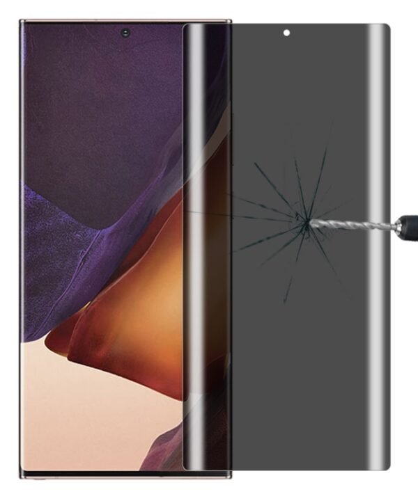 For Samsung Galaxy Note20 Ultra 9H 3D Curved Anti-peeping Full Screen Tempered Glass Film