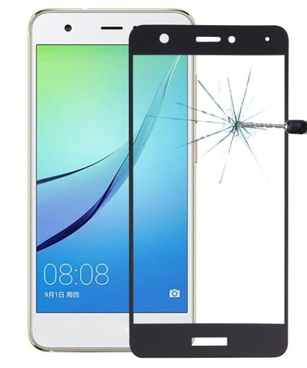 For Huawei  nova 0.26mm 9H Surface Hardness Explosion-proof Silk-screen Tempered Glass Full Screen Film