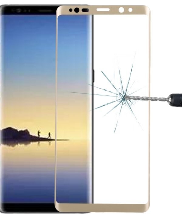 For Galaxy Note 8 0.3mm 9H Surface Hardness 3D Curved Silk-screen Full Screen Tempered Glass Screen Protector, For Galaxy Note 8