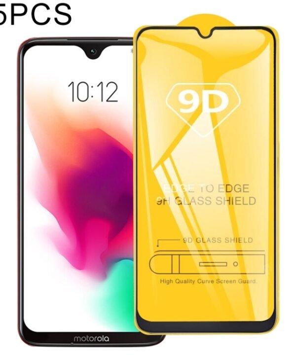 25 PCS For Motorola Moto G7 Plus 9D Full Glue Full Screen Tempered Glass Film