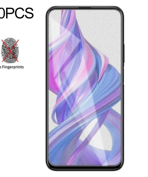 10 PCS Non-Full Matte Frosted Tempered Glass Film for  Huawei Honor 9X / 9X Pro