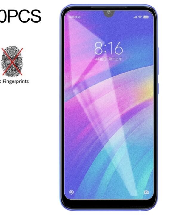 10 PCS Non-Full Matte Frosted Tempered Glass Film for Xiaomi Redmi 7