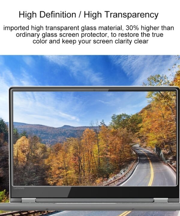 0.4mm 9H Surface Hardness Full Screen Tempered Glass Film for Lenovo ThinkPad Yoga 530 14 inch