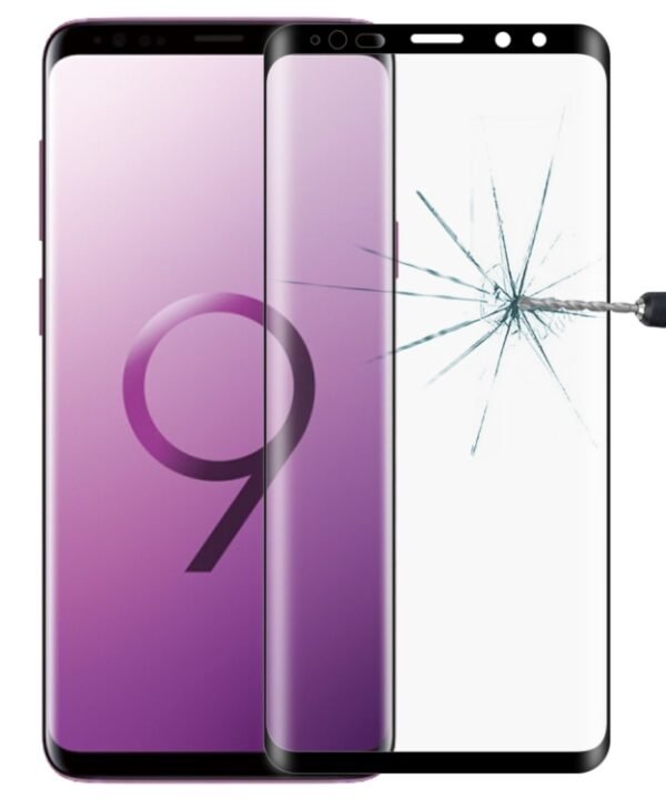 0.3mm 9H Surface Hardness 3D Curved Edge Full Screen Tempered Glass Film for Galaxy Note9