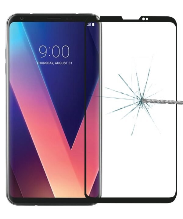 For LG V30 0.26mm 9H Surface Hardness 3D Curved Full Screen Tempered Glass Screen Protector, For LG V30, For V30