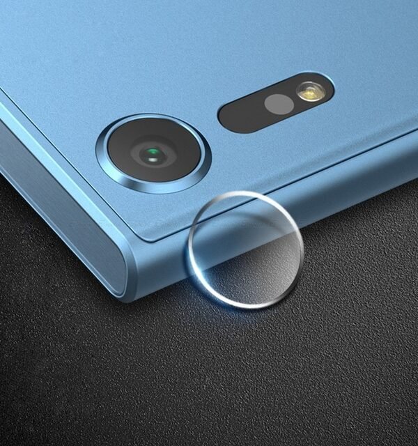 0.3mm 2.5D Transparent Rear Camera Lens Protector Tempered Glass Film for Sony Xperia XZs