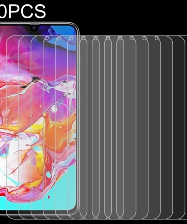10 PCS 0.26mm 9H 2.5D Tempered Glass Film for Galaxy A70
