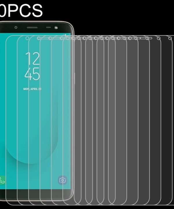 10 PCS 0.26mm 9H 2.5D Tempered Glass Film for Galaxy J6