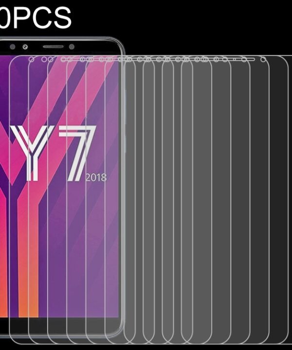 10 PCS 0.26mm 9H 2.5D Tempered Glass Film for Huawei Y7 2018