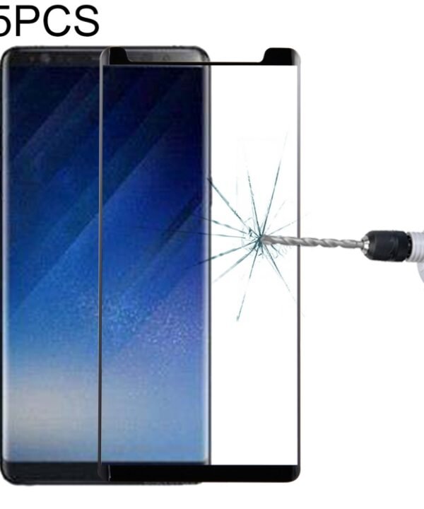 25 PCS For Galaxy Note 8 0.3mm 9H Surface Hardness 3D Curved Silk-screen Non-full Screen Tempered Glass Screen Protector, For Galaxy Note 8