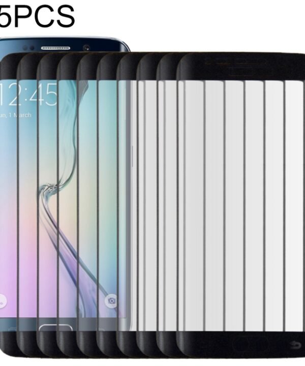 25 PCS For Galaxy S6 Edge 0.2mm 9H Surface Hardness 3D Curved Surface Full Screen Cover Explosion-proof Tempered Glass Film
