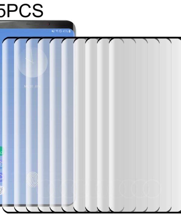 25 PCS For Galaxy S10 0.3mm 9H 3D Full Screen Tempered Glass Film, Screen Fingerprint Unlocking is Supported