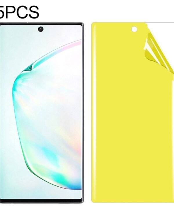 25 PCS For Galaxy Note 10 Soft TPU Full Coverage Front Screen Protector