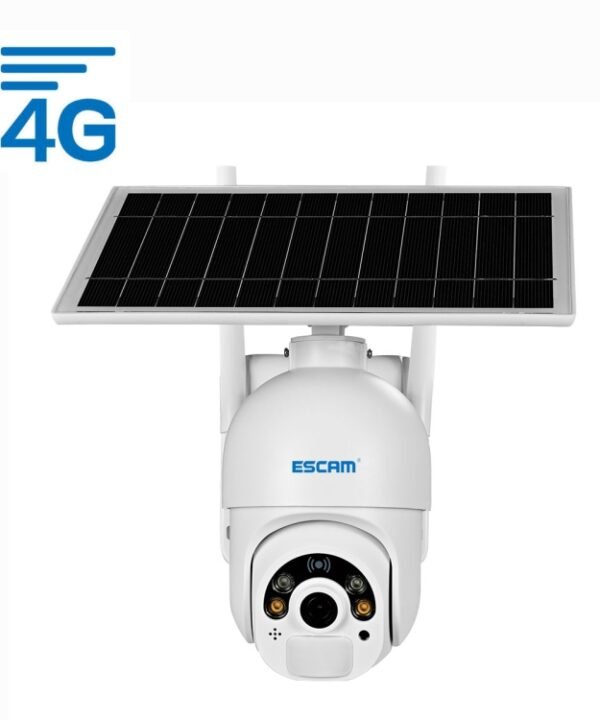 ESCAM QF450 HD 1080P 4G US Version Solar Powered IP Camera without Memory, Support Two-way Audio & PIR Motion Detection & Night Vision & TF Card