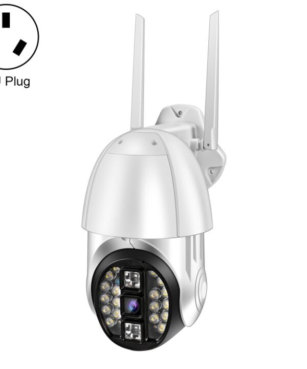 QX33 1080P Panoramic PTZ 360 Degree Rotating WIFI Camera, Support Day and Night Full Color & Two-way Voice Intercom & Motion Detection Alarm & Video Playback & 64GB TF Card, AU Plug, QX33