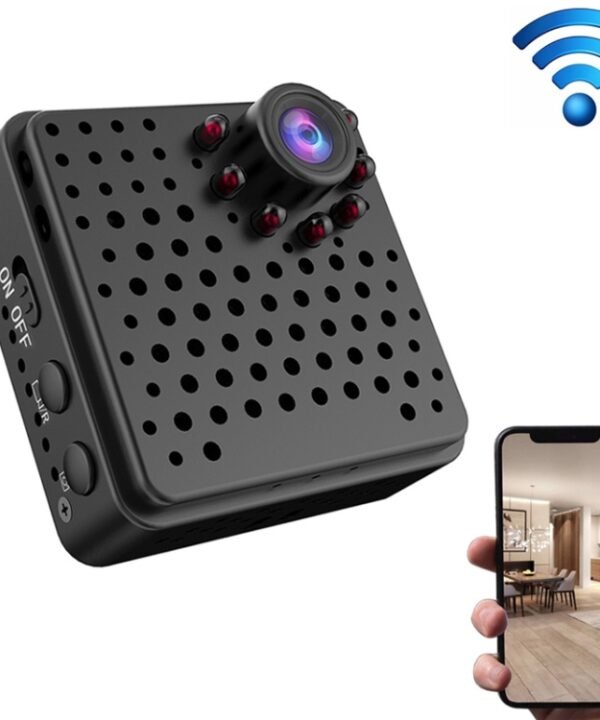 W18 1080P HD WiFi Smart Mini Security Camera, Support 155 Degrees Wide Angle & Motion Detection & Infrared Night Vision & TF Card
