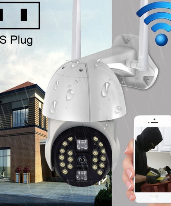 Q20 Outdoor Mobile Phone Remotely Rotate Wireless WiFi HD Camera, Support Three Modes of Night Vision & Motion Detection Video / Alarm & Recording, UK Plug, Q20