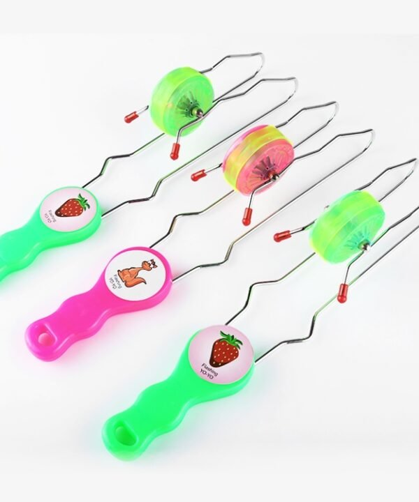 3 PCS Creative Colorful Flash Light Orbit Yoyo Ball, Random Color Delivery