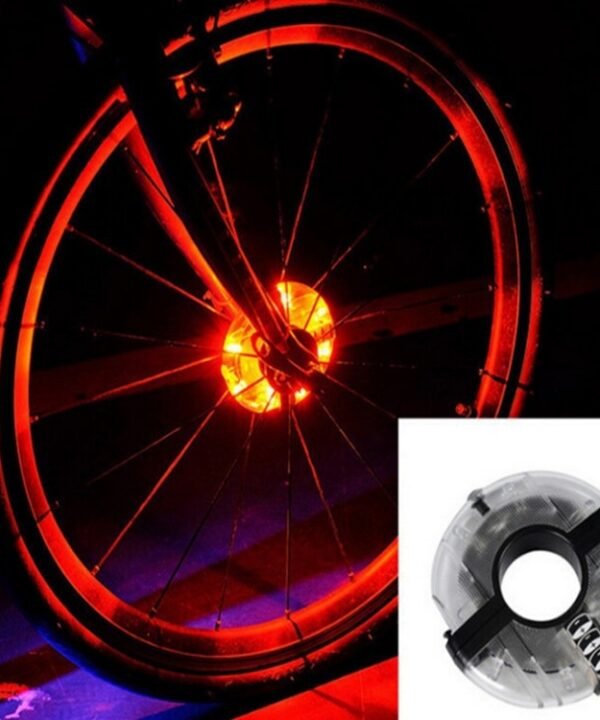 A108 Bicycle Decor Waterproof Flower Drum Lamp Dazzle Warning Lamp, Size: 9.5*1.7cm