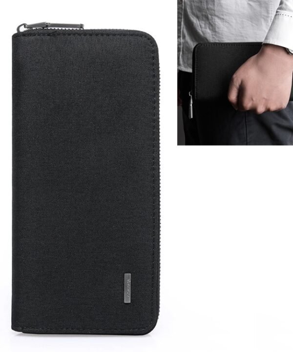 KAKA Men Long Wallet Oxford Cloth Hand Bag Simple Fashion Student Wallet