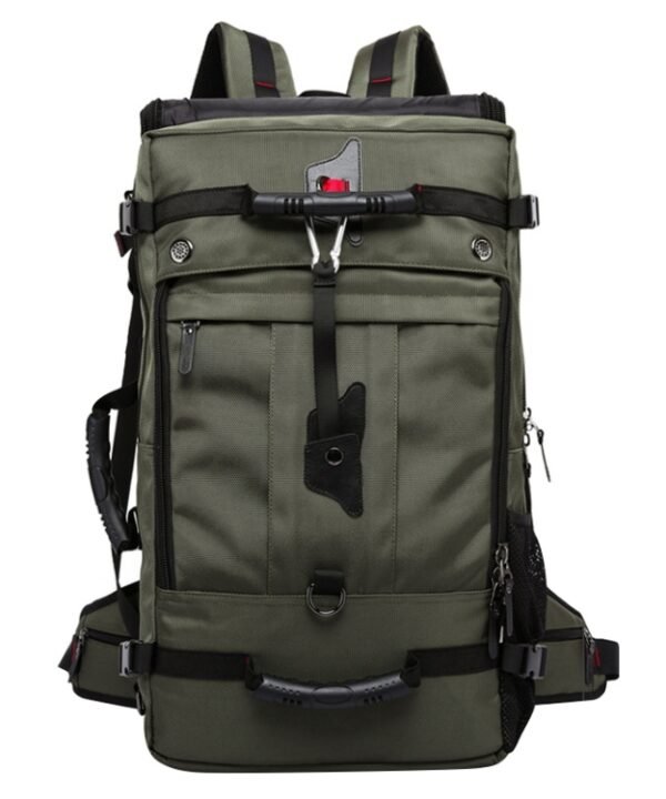 KAKA kaka2070 Oversized Version Men Oxford Cloth Waterproof Backpack Mountain Bag, Capacity: 50L, 50L(Army Green), 50L(Black), 50L(Blue)