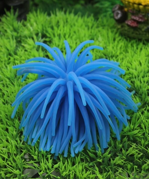 Aquarium Articles Decoration TPR Simulation Sea Urchin Ball Coral, Size: S, Diameter: 7cm, Size: S