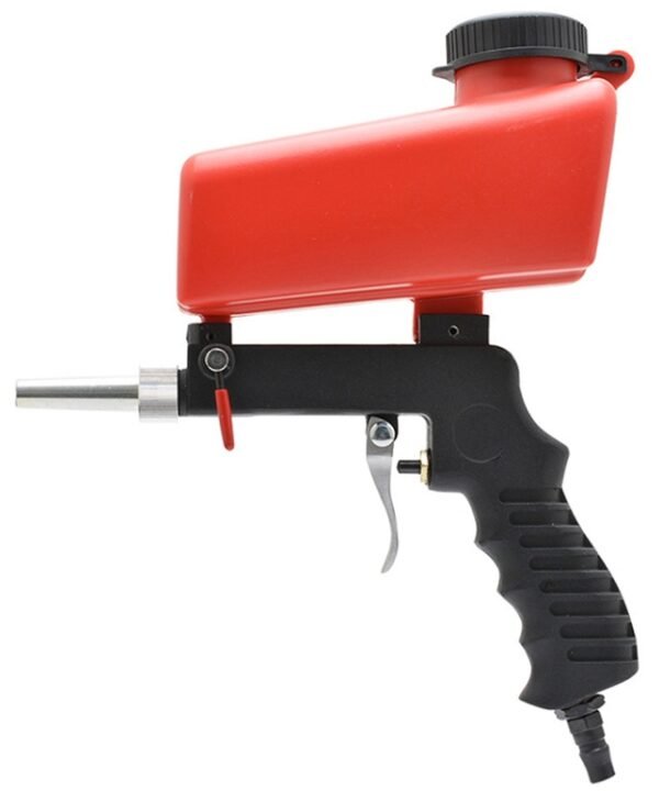 Portable Red Gravitational Sandblasting Machine Mini Rust-proof Sandblaster