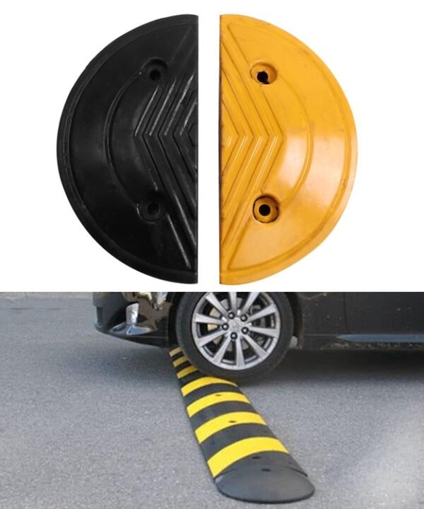 Pair Of Special Round Heads For Rubber Speed Bumps, Diameter: 40cm