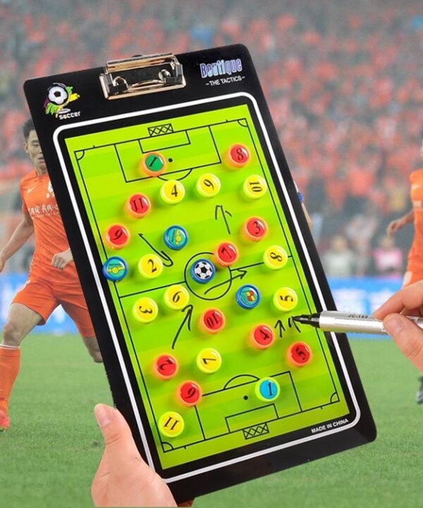 PVC Magnetic Football Coach  Command  Board with Pen and Eraser