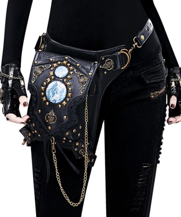 FHG082BK Ladies Multifunctional One-shoulder Crossbody Bag Waist Bag