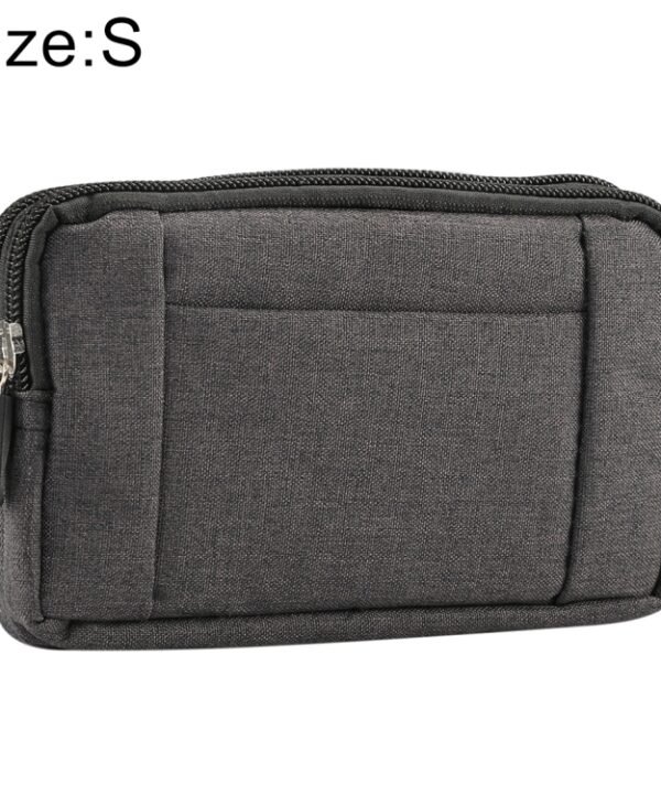 Sports Denim Universal Phone Bag Waist Bag for 5.2 inch or below Smartphones, Size: S, S