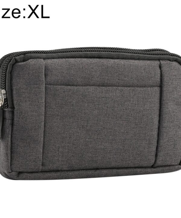 Sports Denim Universal Phone Bag Waist Bag for 6.4~6.5 inch Smartphones, Size: XL, XL