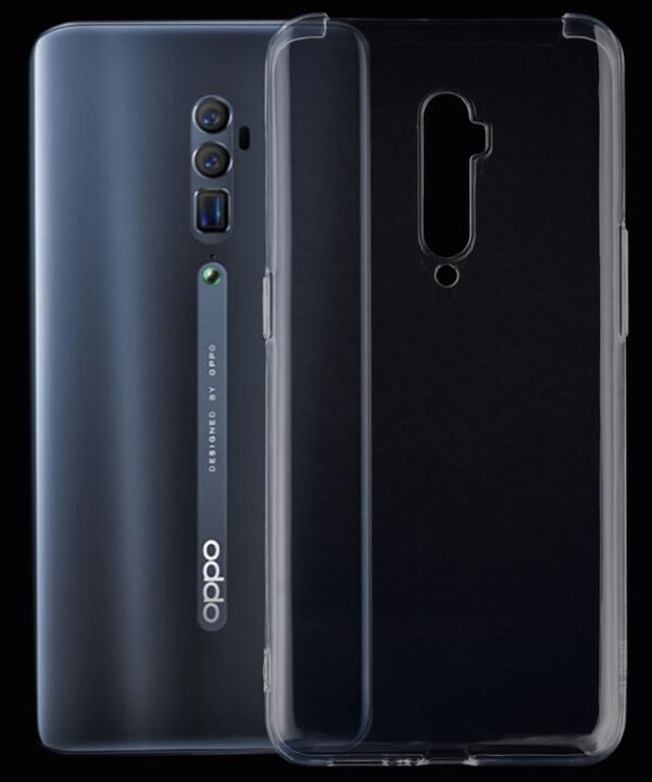 0.75mm Ultrathin Transparent TPU Soft Protective Case for OPPO Reno 10x Zoom
