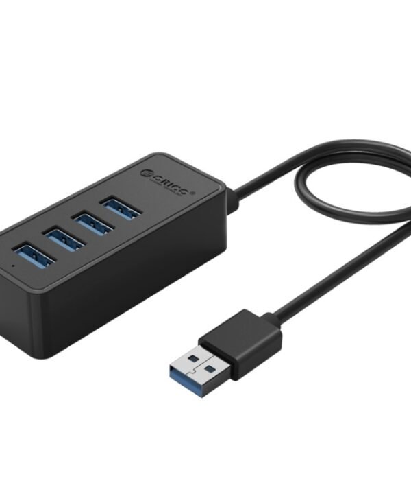 ORICO W5P-U3-30 4-Port USB 3.0 Desktop HUB with 30cm Micro USB Cable Power Supply, W5P-U3-30 Black, W5P-U3-30 White