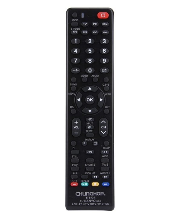 CHUNGHOP E-S920 Universal Remote Controller for SANYO LED TV / LCD TV / HDTV / 3DTV