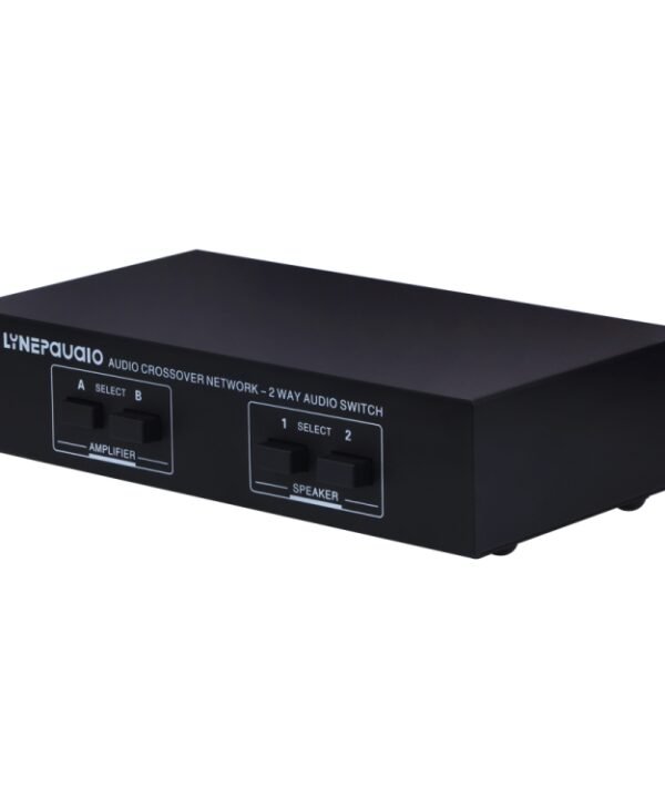 B822 Passive Speaker Switch 2 Channel Power Amplifier Audio Switch Loudspeaker,  2 Input and 2 Output
