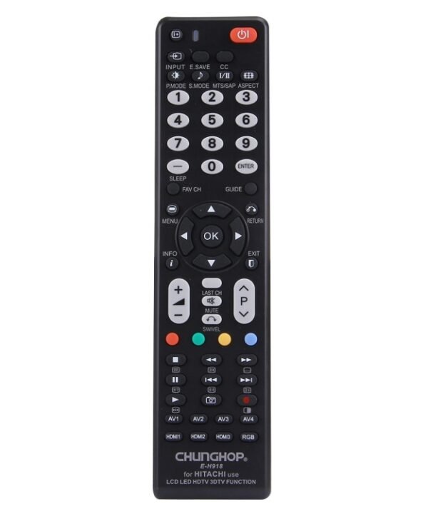CHUNGHOP E-H918 Universal Remote Controller for HITACHI LED TV / LCD TV / HDTV / 3DTV