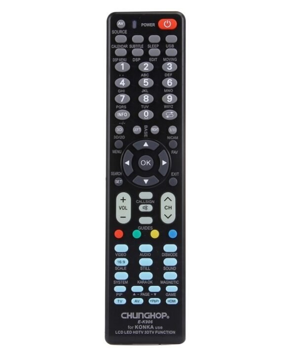 CHUNGHOP E-K906 Universal Remote Controller for KONKA LED TV / LCD TV / HDTV / 3DTV