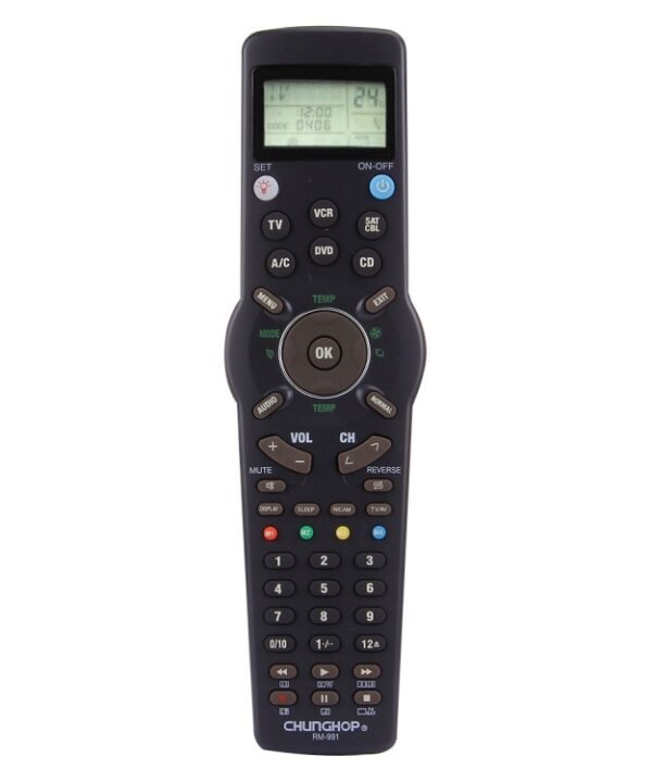 CHUNGHOP RM-L991 Universal LCD Remote Controller with Learning Function for TV VCR SAT CBL DVD CD A/C
