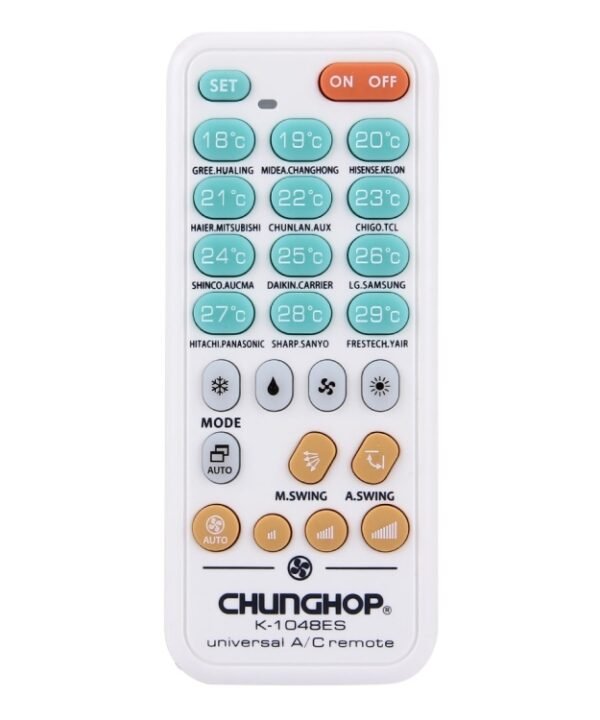 CHUNGHOP K-1048ES  Universal Air-Conditioner Remote Controller