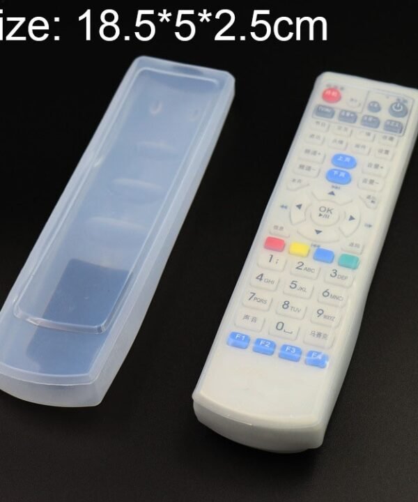 5 PCS Smart TV Box Remote Control Waterproof Dustproof Silicone Protective Cover, Size: 18.5*5*2.5cm
