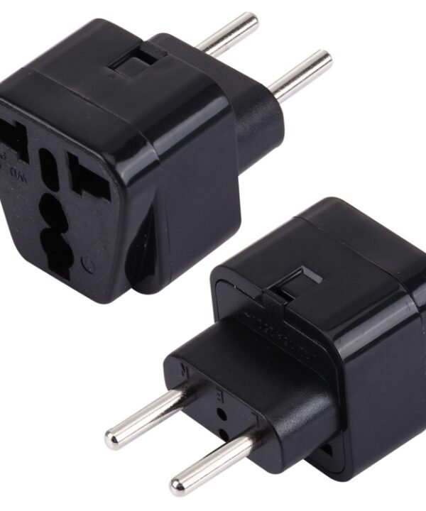 WD-9C Portable US UK Plug to EU Plug Adapter Power Socket Travel Converter