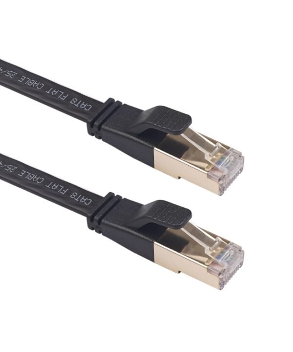 CAT8-2 Double Shielded CAT8 Flat Network LAN Cable, Length: 3m