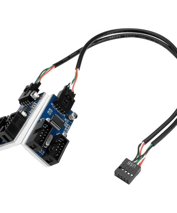 Rocketek HC427 9 Pin USB2.0 HUB Adapter One-to-Four Splitter Circuit Board