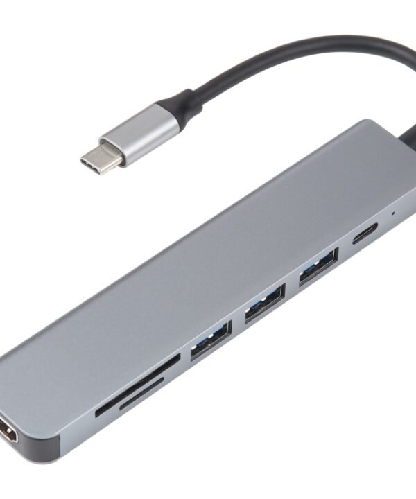 7 in 1 USB-C / Type-C to USB Docking Station HUB Adapter