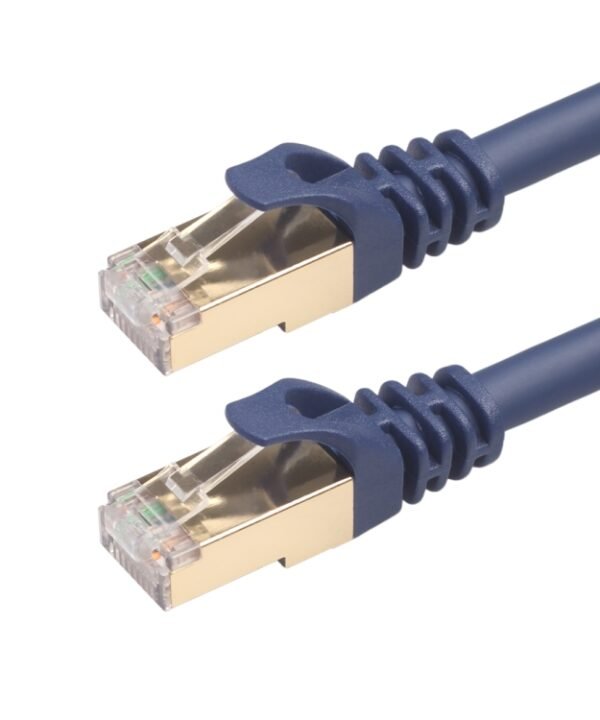 1m CAT8 Computer Switch Router Ethernet Network LAN Cable, Patch Lead RJ45