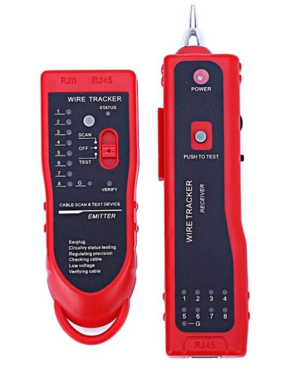 RJ11 / RJ45 Telephone Wire Tracker Ethernet LAN Network Cable Tester Detector Line Finder